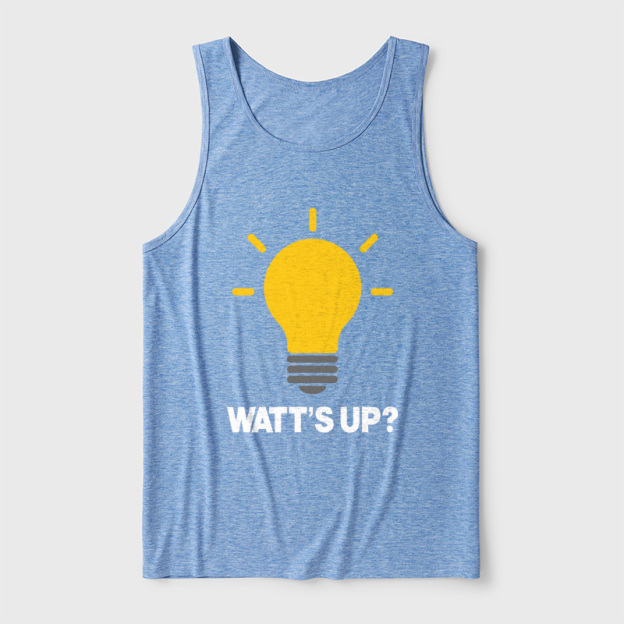 Watt's Up Ultra Soft Heather Tank
