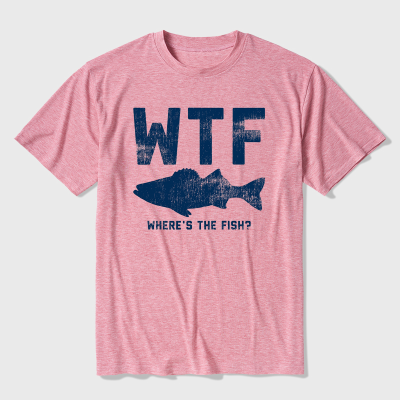 WTF Fish Ultra Soft Heather Tee