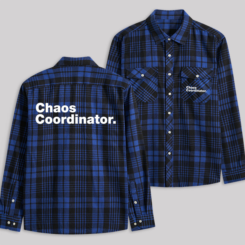 Chaos Coordinator Plaid Flannel Shirt