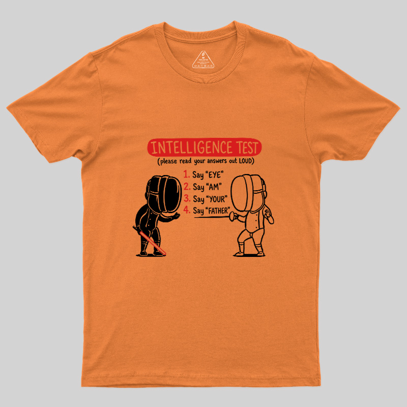 Intelligence Test Geek T-Shirt