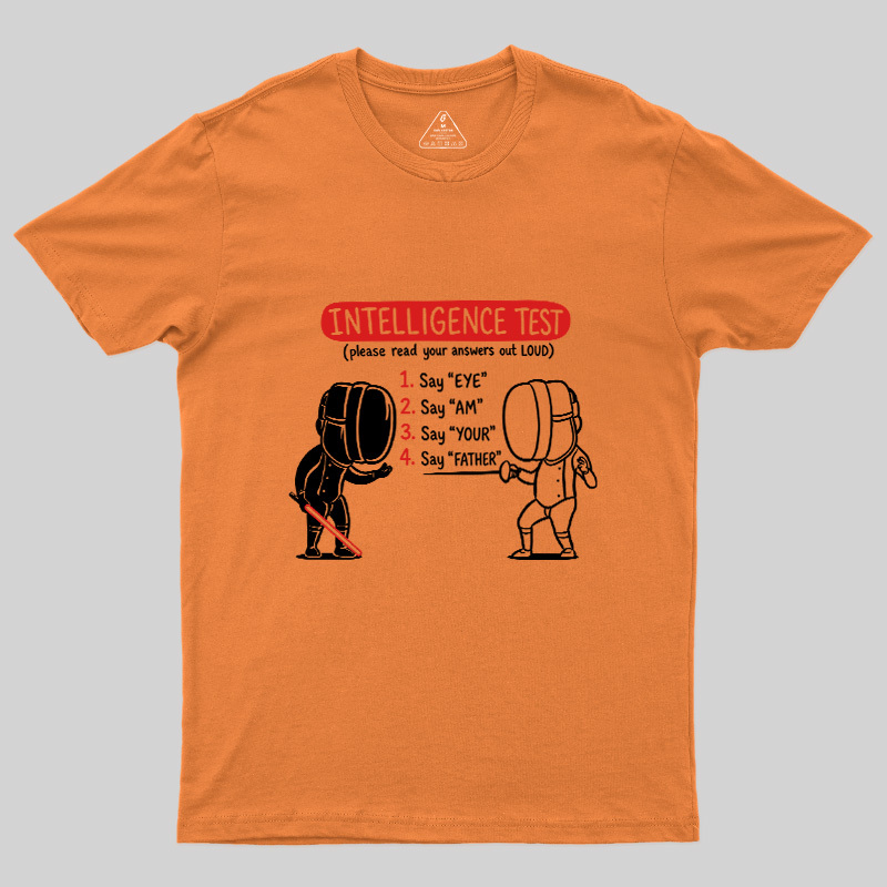 Intelligence Test Geek T-Shirt