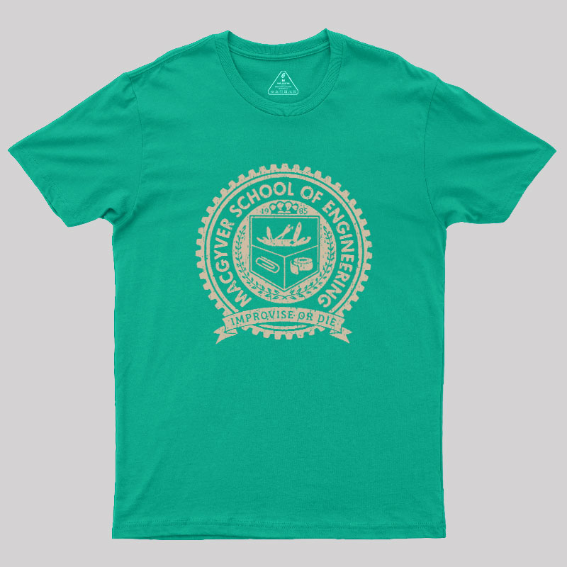 School Of Engineering Vintage Geek T-Shirt