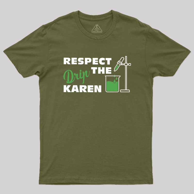 Respect the Drip Karen Geek T-Shirt