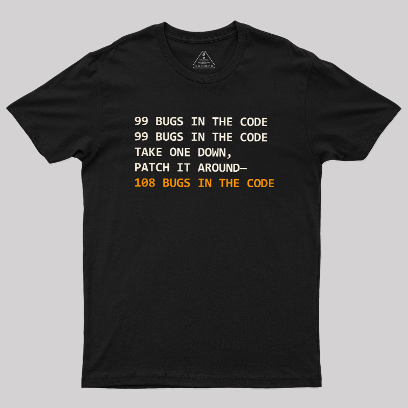 99 Bugs In The Code Geek T-Shirt