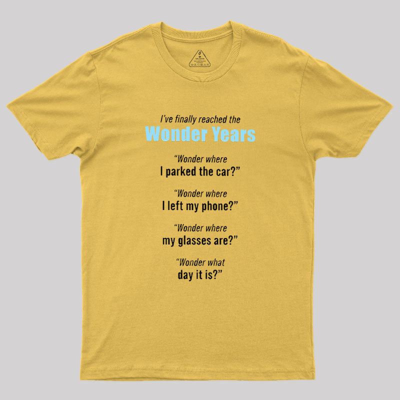 Wonder Years Geek T-Shirt