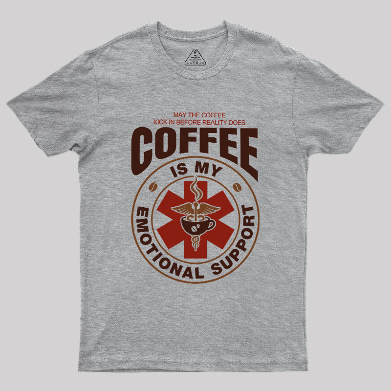 COFFEE IS MY EMOTIONAL Geek T-Shirt