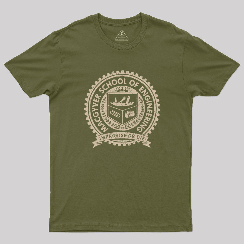 School Of Engineering Vintage Geek T-Shirt