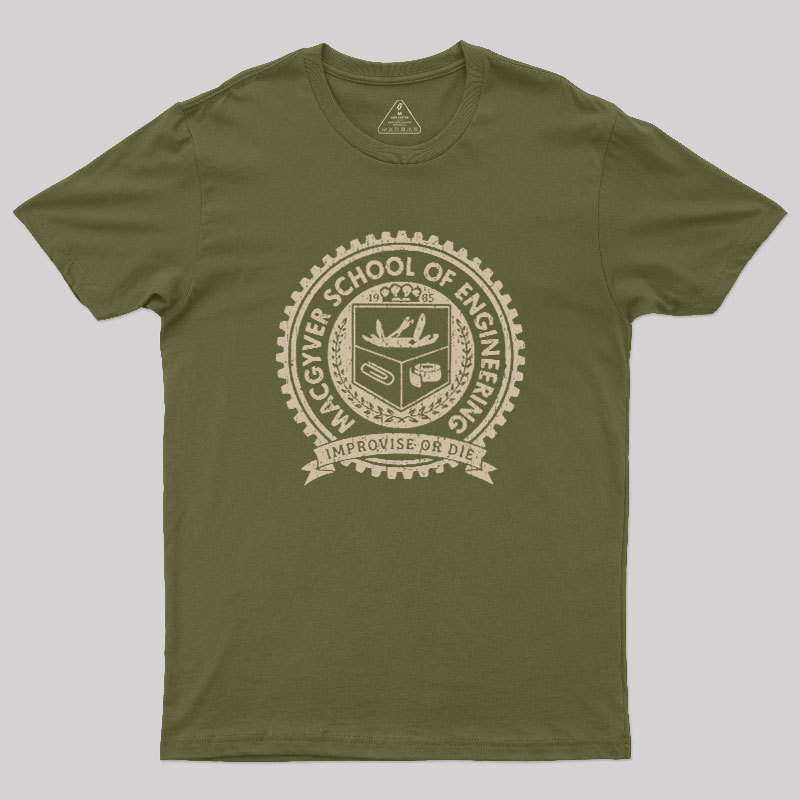 School Of Engineering Vintage Geek T-Shirt