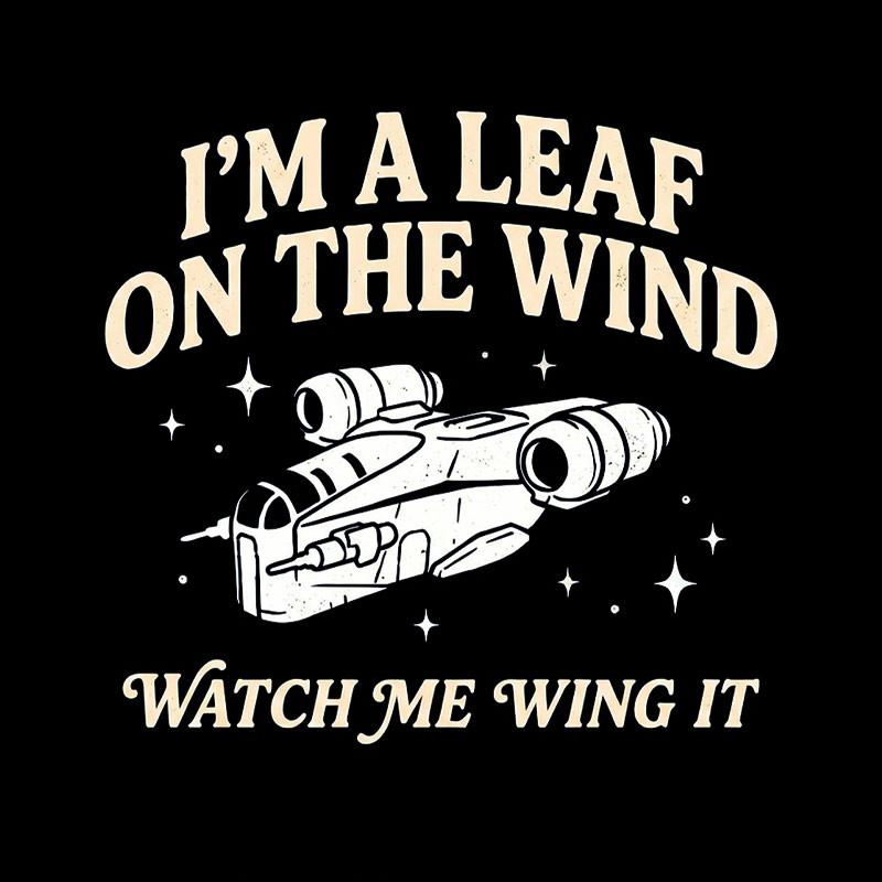 Leaf On The Wind Geek T-Shirt