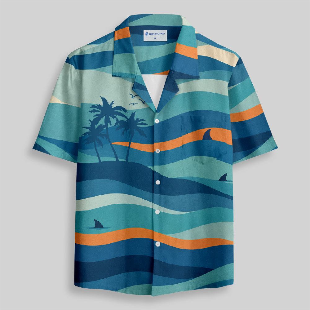 Geeksoutfit Xenomorph Yokai Button Up Pocket Shirt for Sale
