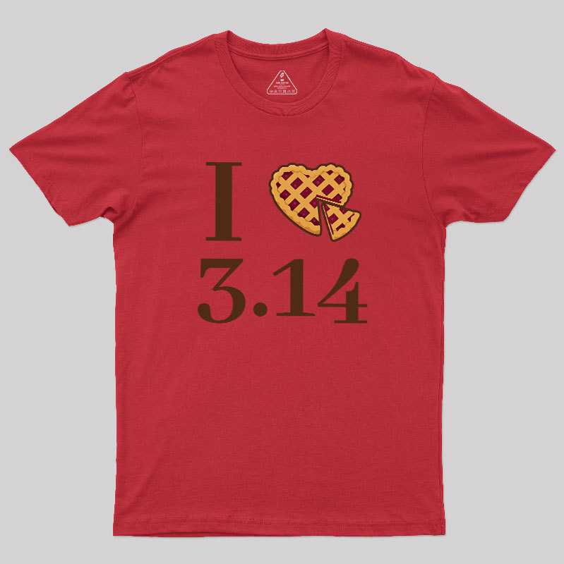 I Love Pi Geek T-Shirt