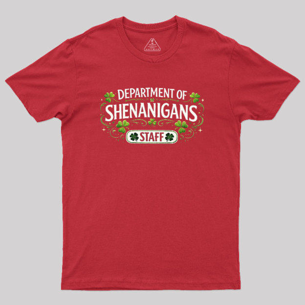 Department of Shenanigans Staff Geek T-Shirt