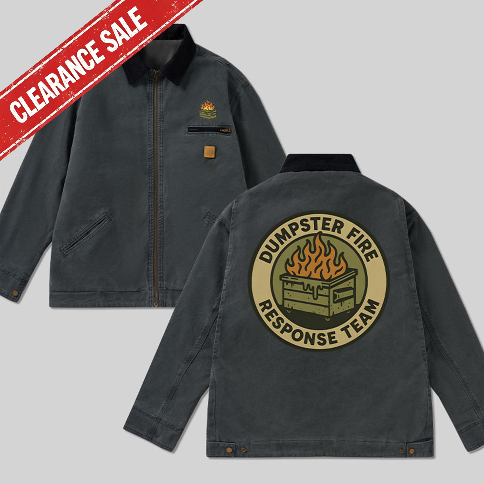 Dumpster Fire Response Team Classic Work Jacket