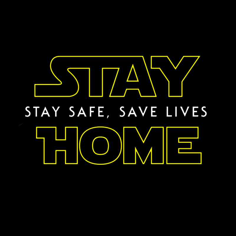 Stay Home Stay Safe Geek T-Shirt