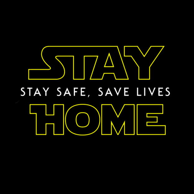 Stay Home Stay Safe Geek T-Shirt
