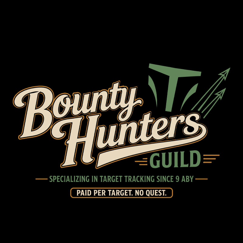 Bounty Hunters Guild Geek T-Shirt