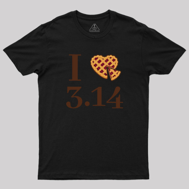 I Love Pi Geek T-Shirt