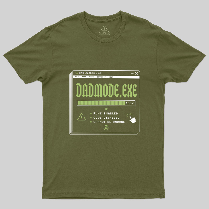 Dadmode Exe Geek T-Shirt