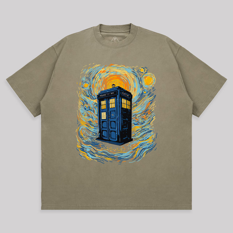Starry Blue Box Unisex Oversized T-shirt