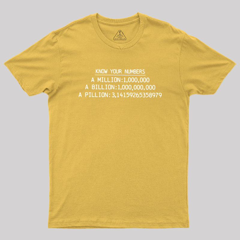 Numbers 101 Geek T-Shirt