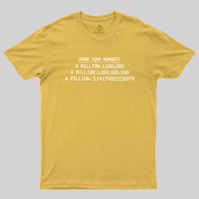 Numbers 101 Geek T-Shirt