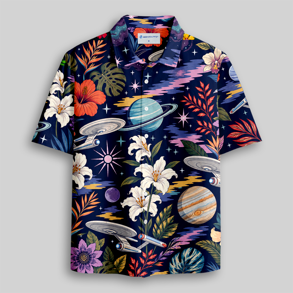 Celestial Botanica Button Up Pocket Shirt
