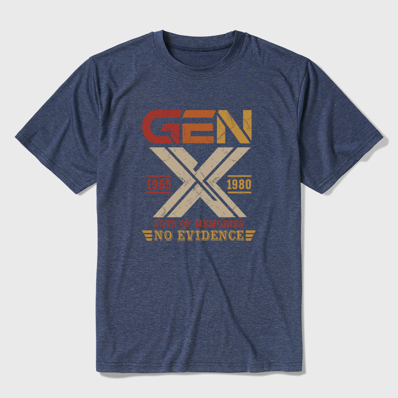 Genx Lots of Memories Ultra Soft Heather Tee