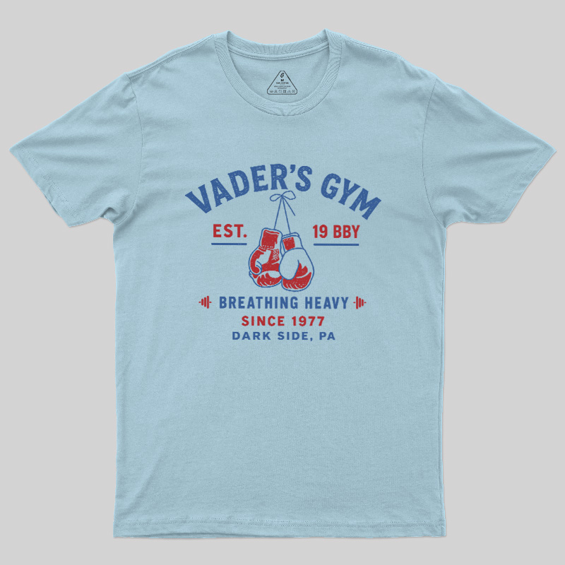 Breathing Heavy Retro Dark Side Gym Geek T-Shirt TTT