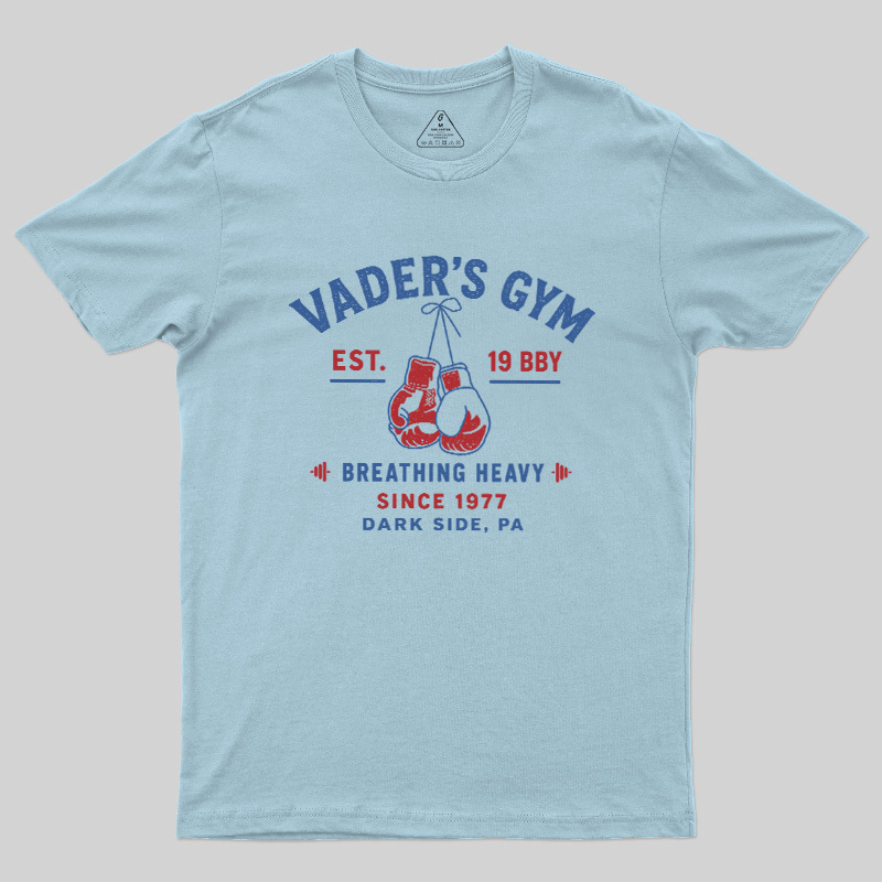 Breathing Heavy Retro Dark Side Gym Geek T-Shirt TTT
