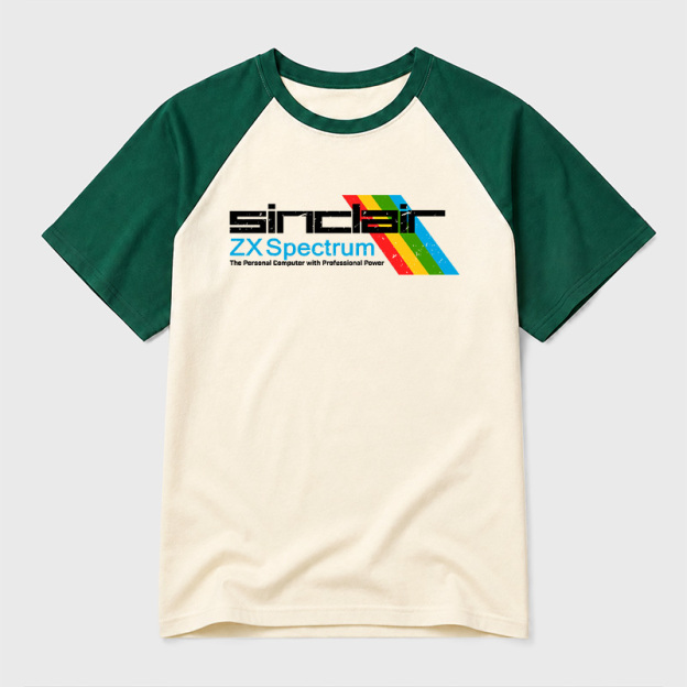 Sinclai ZX Spectrum Geek Retro Raglan T-Shirt