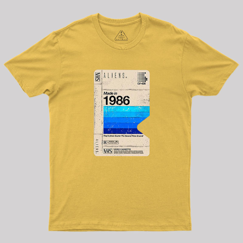 Aliens Blank Tape Geek T-Shirt