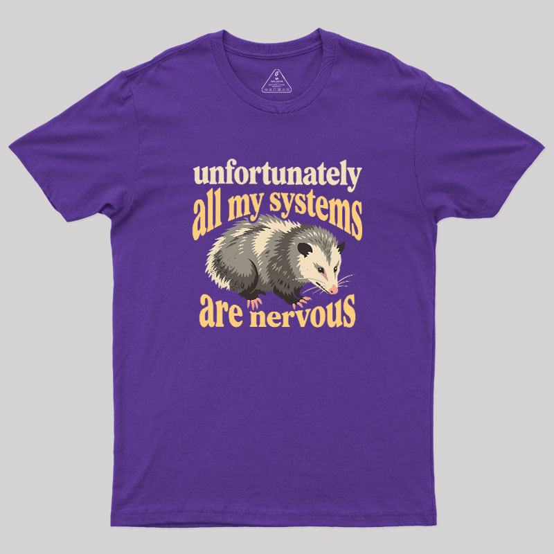 System Error Anxiety Geek T-Shirt