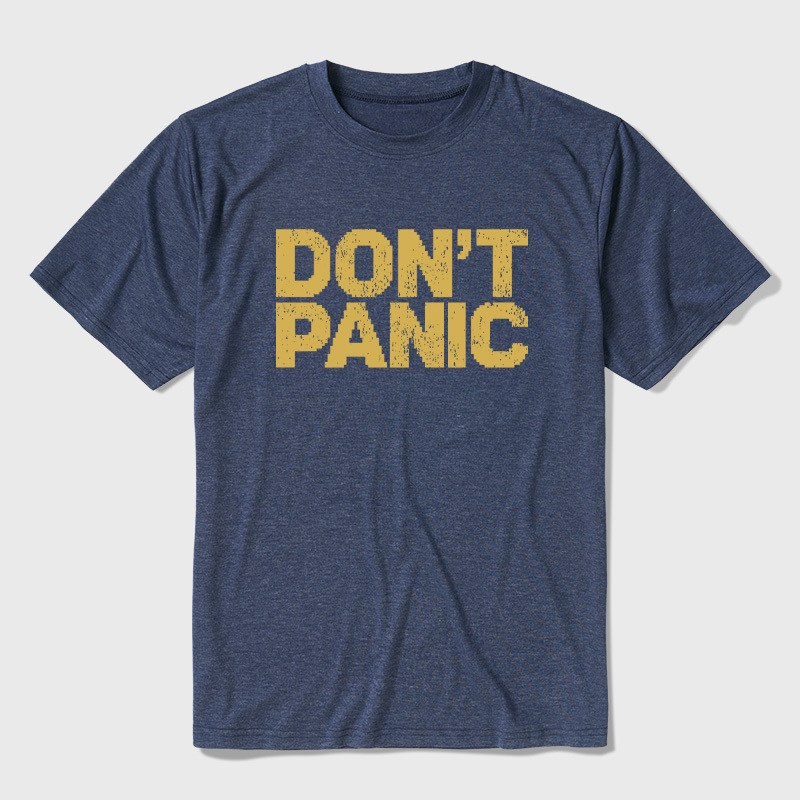 Don't Panic Ultra Soft Heather Tee