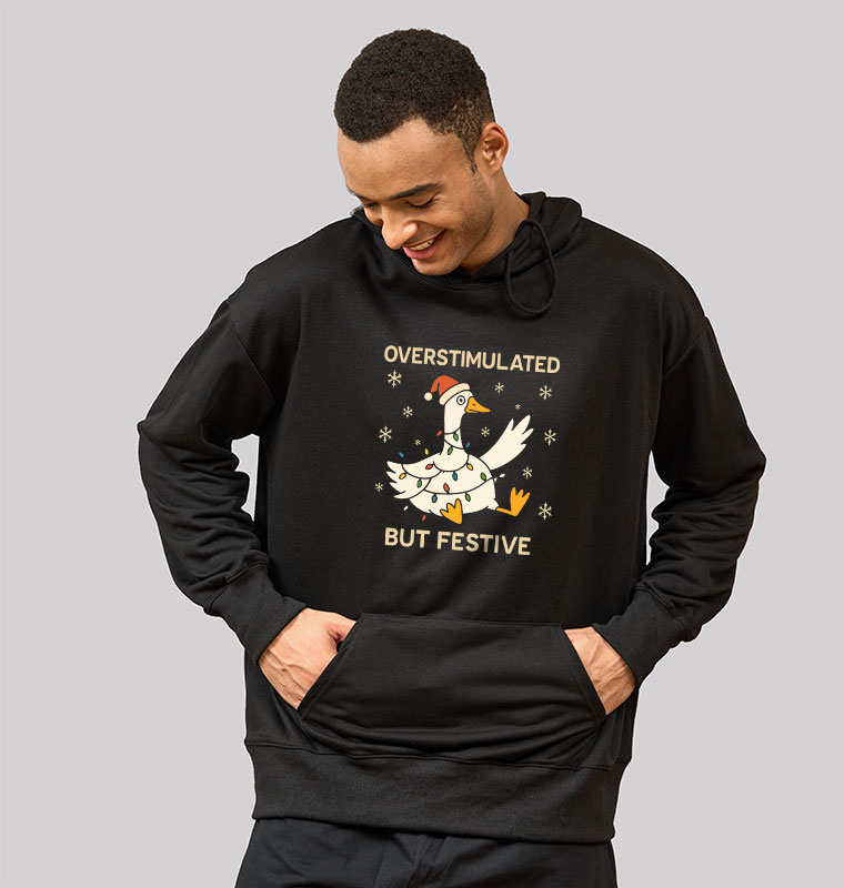 OVERSTIMULATED Geek Hoodie