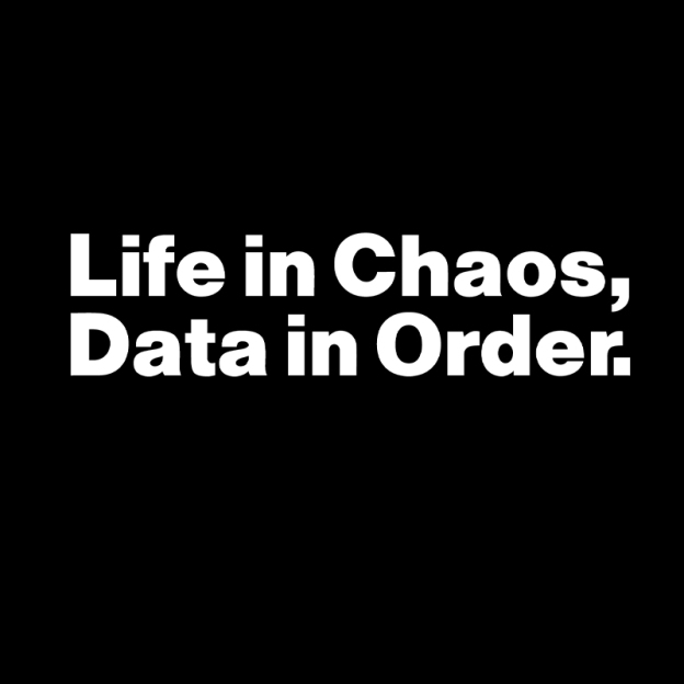 Life in Chaos, Data in Order Geek T-Shirt