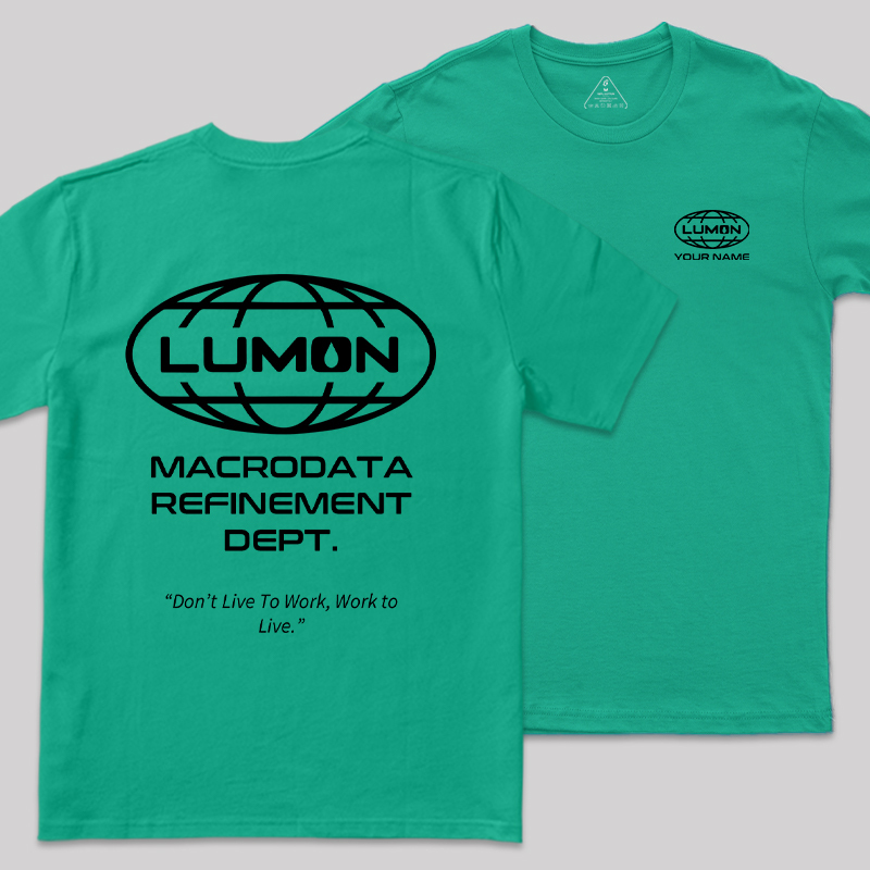 Personalized Lumon Scifi Front and Back Printing Geek T-Shirt