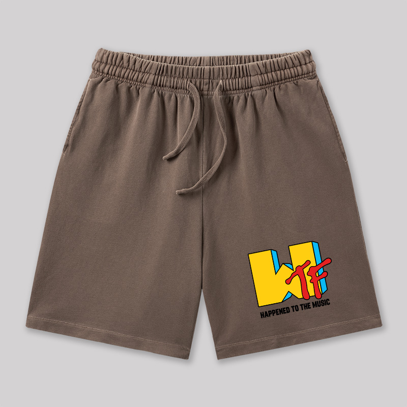WTF Happened To The Music Geeky Washed Shorts