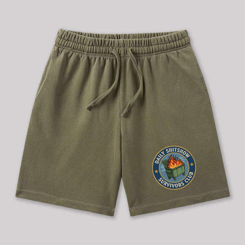 Geeksoutfit NPC Funny Geeky Washed Shorts for Sale