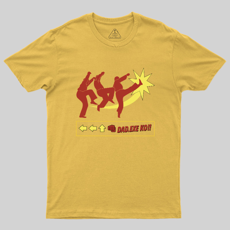 Dad EXE KO Game Combo Geek T-Shirt