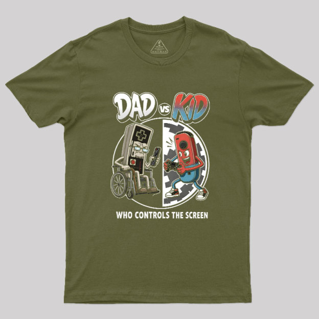 Who Controls The Screen Geek T-Shirt