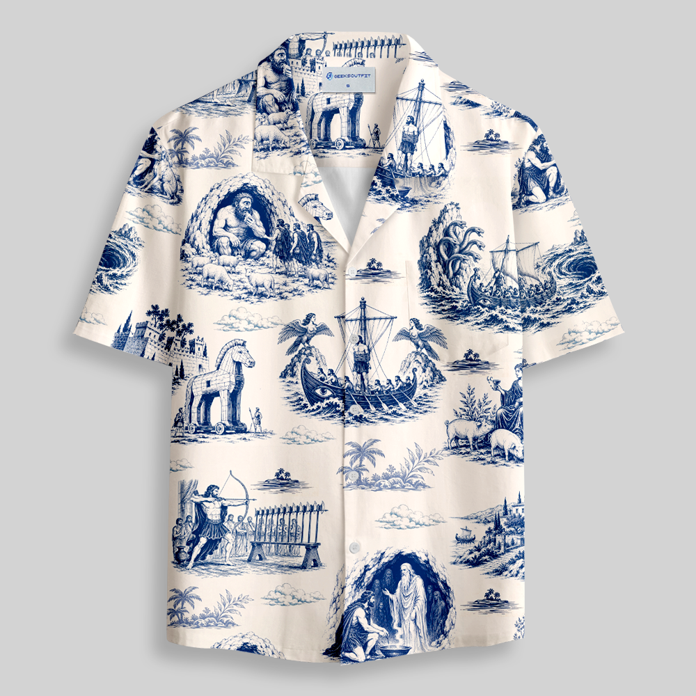 Geeksoutfit Off-World Relic Button Up Pocket Shirt for Sale