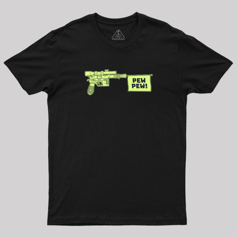 Laser Gun Pew Pew Geek T-Shirt