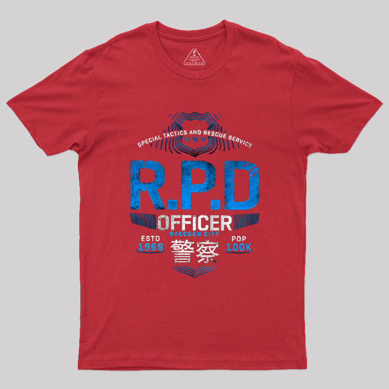 RPD Officer Geek T-Shirt