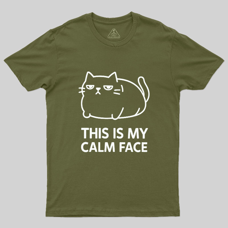 This Is My Calm Face Geek T-Shirt