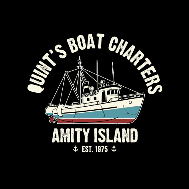 Quint's Boat Charters Geek T-Shirt