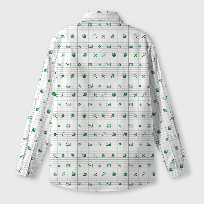 Spreadsheet Life Geek Long-Sleeved Shirt