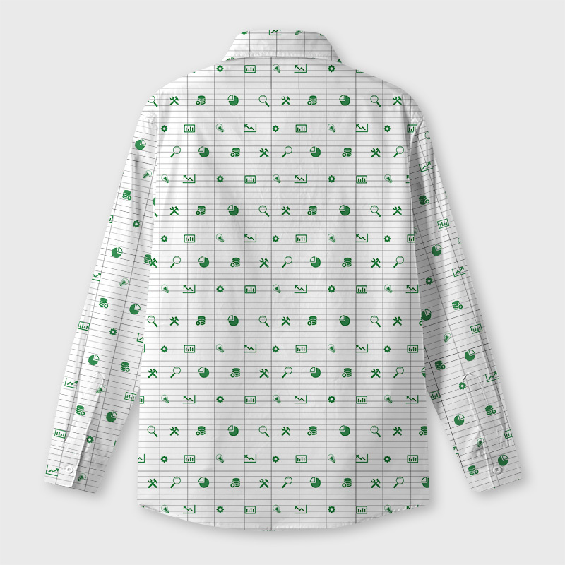 Spreadsheet Life Geek Long-Sleeved Shirt