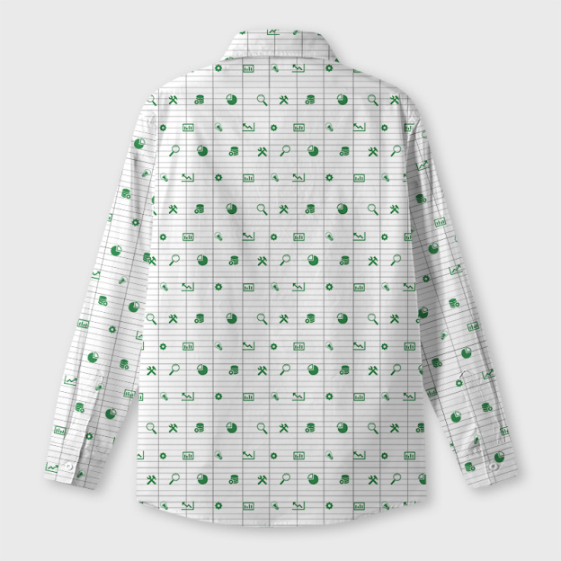 Spreadsheet Life Geek Long-Sleeved Shirt