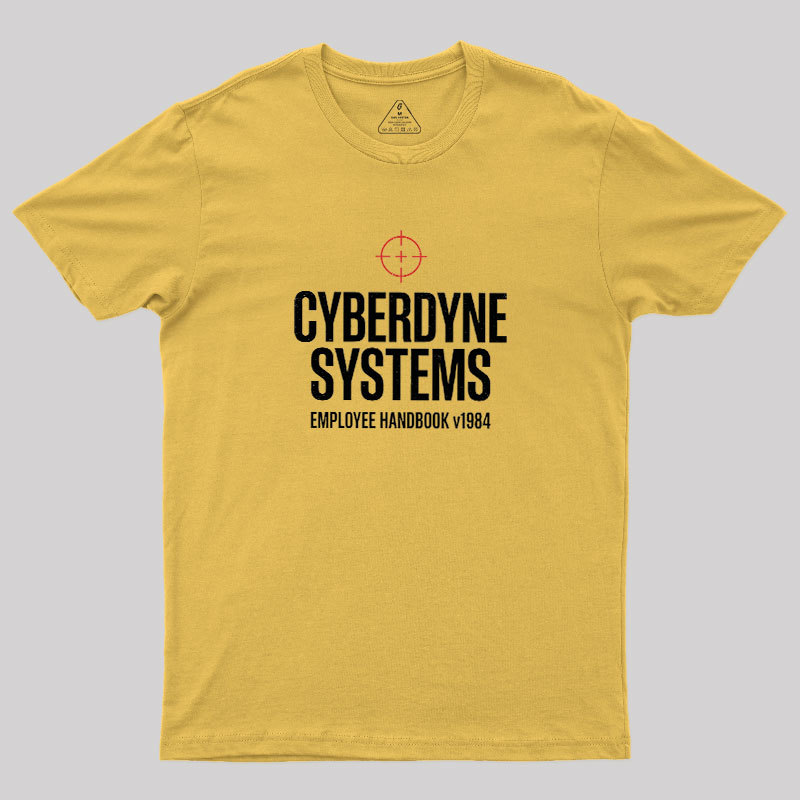 Cyberdyne Systems Employee Handbook Geek T-Shirt