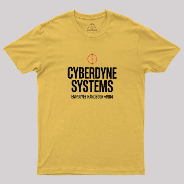 Cyberdyne Systems Employee Handbook Geek T-Shirt
